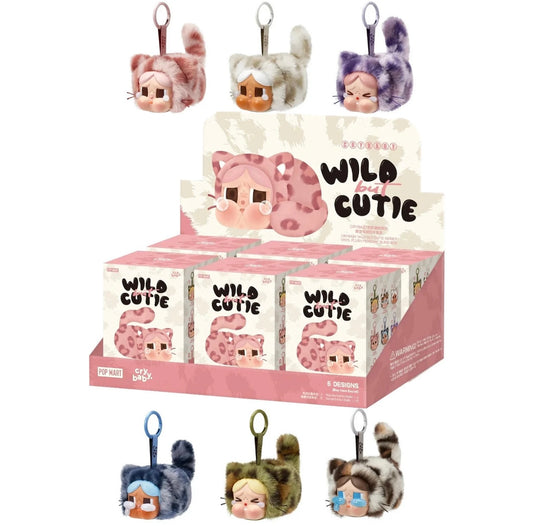 Pop Mart CRYBABY Wild but Cutie Series Vinyl Plush Pendant Sealed Case