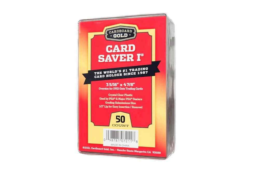 Cardboard Gold Card Saver 1 - 50 Count